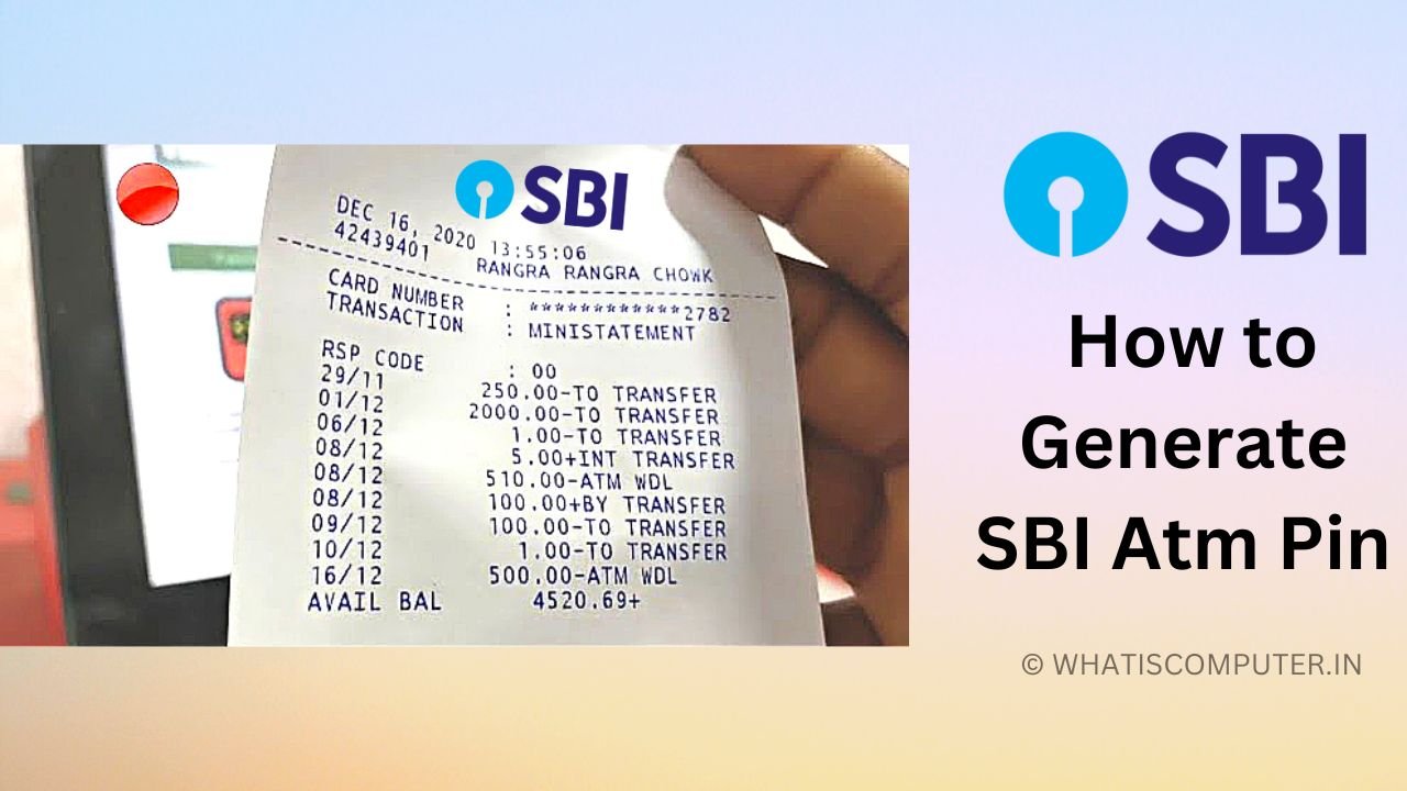 how to get mini statement of sbi