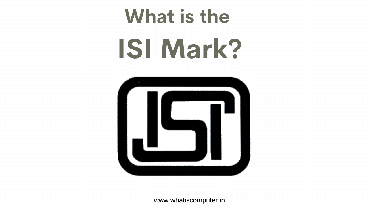 What-is-the-ISI-Mark-ISI-Mark-full-form